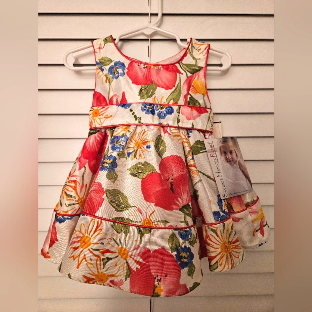 NWT Sweet Heart Rose flower-print dress